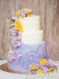 Свадебный торт "Лиловый"