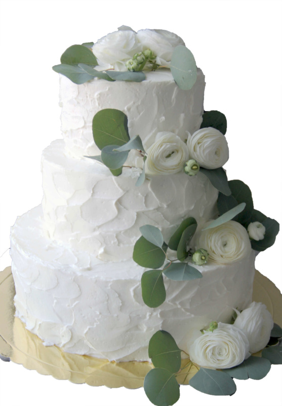 Свадебный торт "Белоснежный"