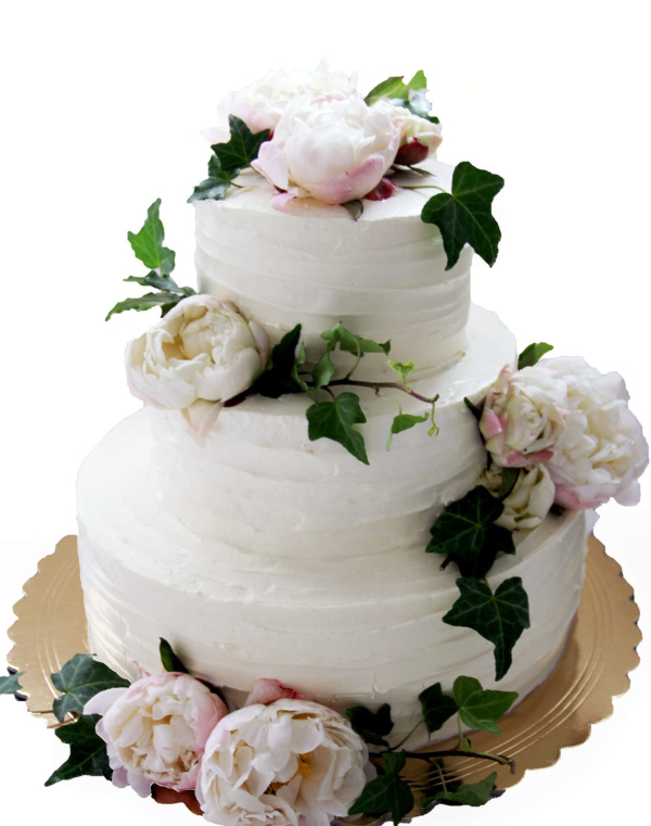 Свадебный торт "Цветочный сад"