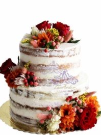 Свадебный торт "Осенние краски"
