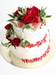 Свадебный торт Красный