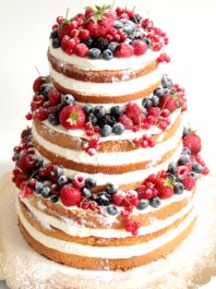 Свадебный торт Naked cake 2