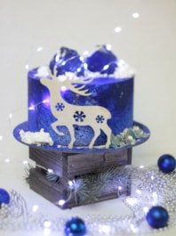 Новогодний торт «Зимний вечер»